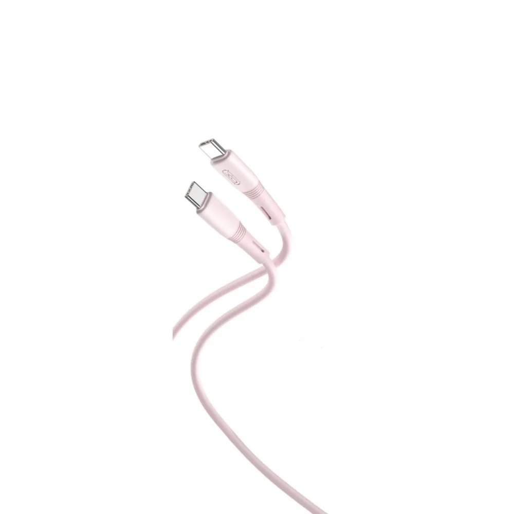 XO-kabel NB-Q226B USB-C – USB-C 1 m 60 W rosa