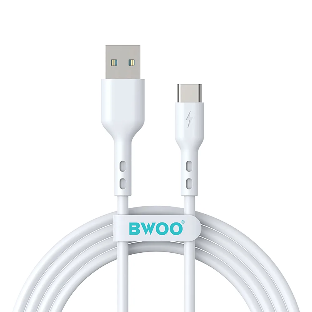 BWOO Kabel USB – USB-C 1 m 3A Vit BO-X172C