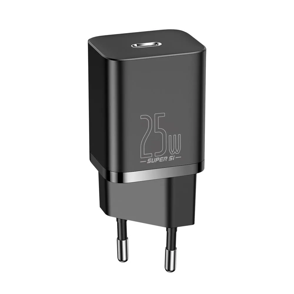 Baseus väggladdare Super Si PD 25W 1x USB-C svart