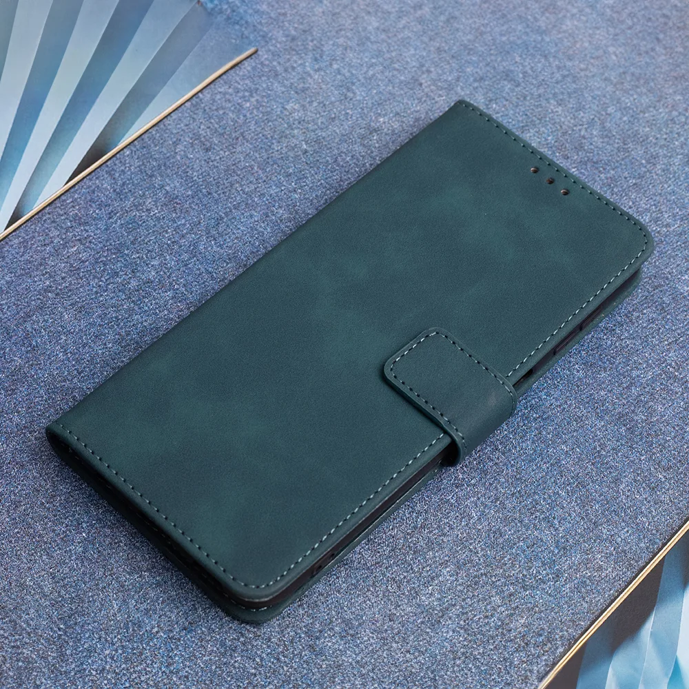 Smart Velvet-fodral till Xiaomi Redmi Note 13 5G (global) mörkgrön