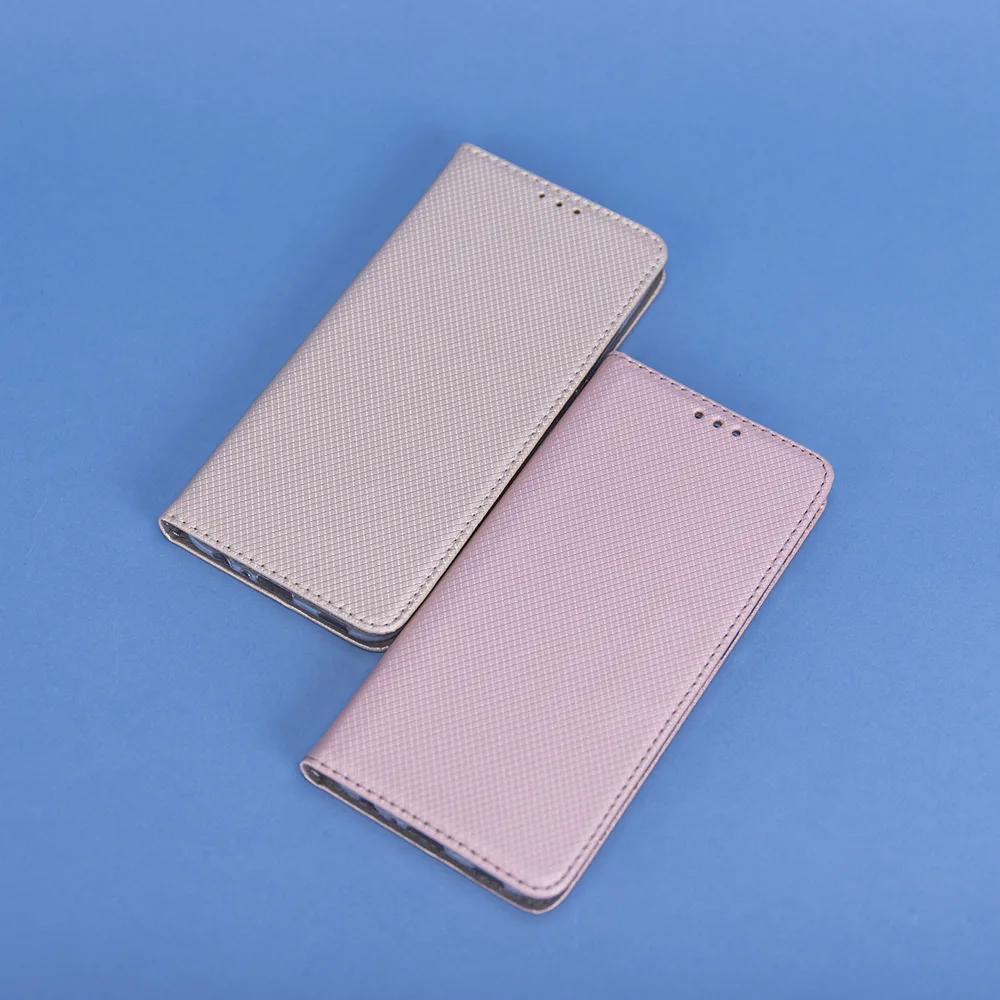 Smart Magnet-fodral för Motorola Moto E14 / G24 / G04 i guld