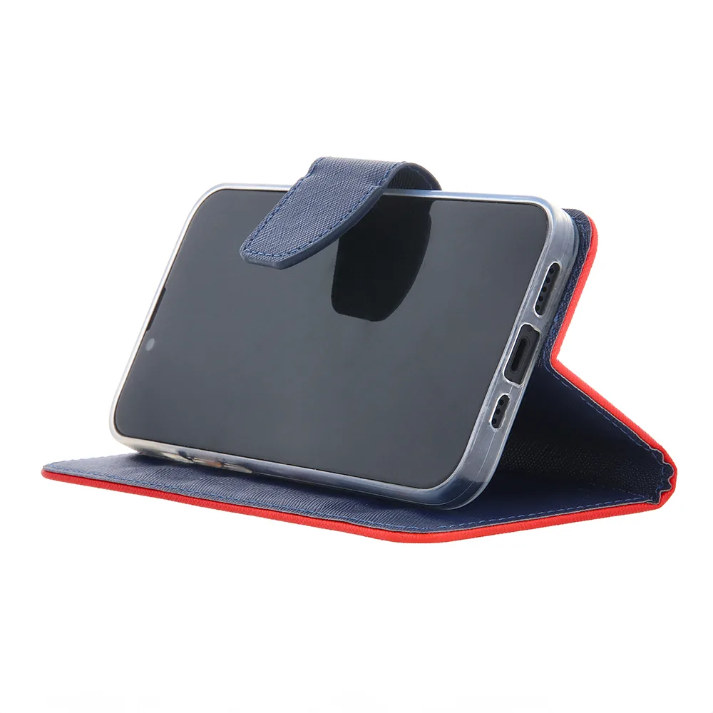 Smart Fancy fodral för Xiaomi Redmi 13C 4G / 13C 5G / Poco C65 röd-blå