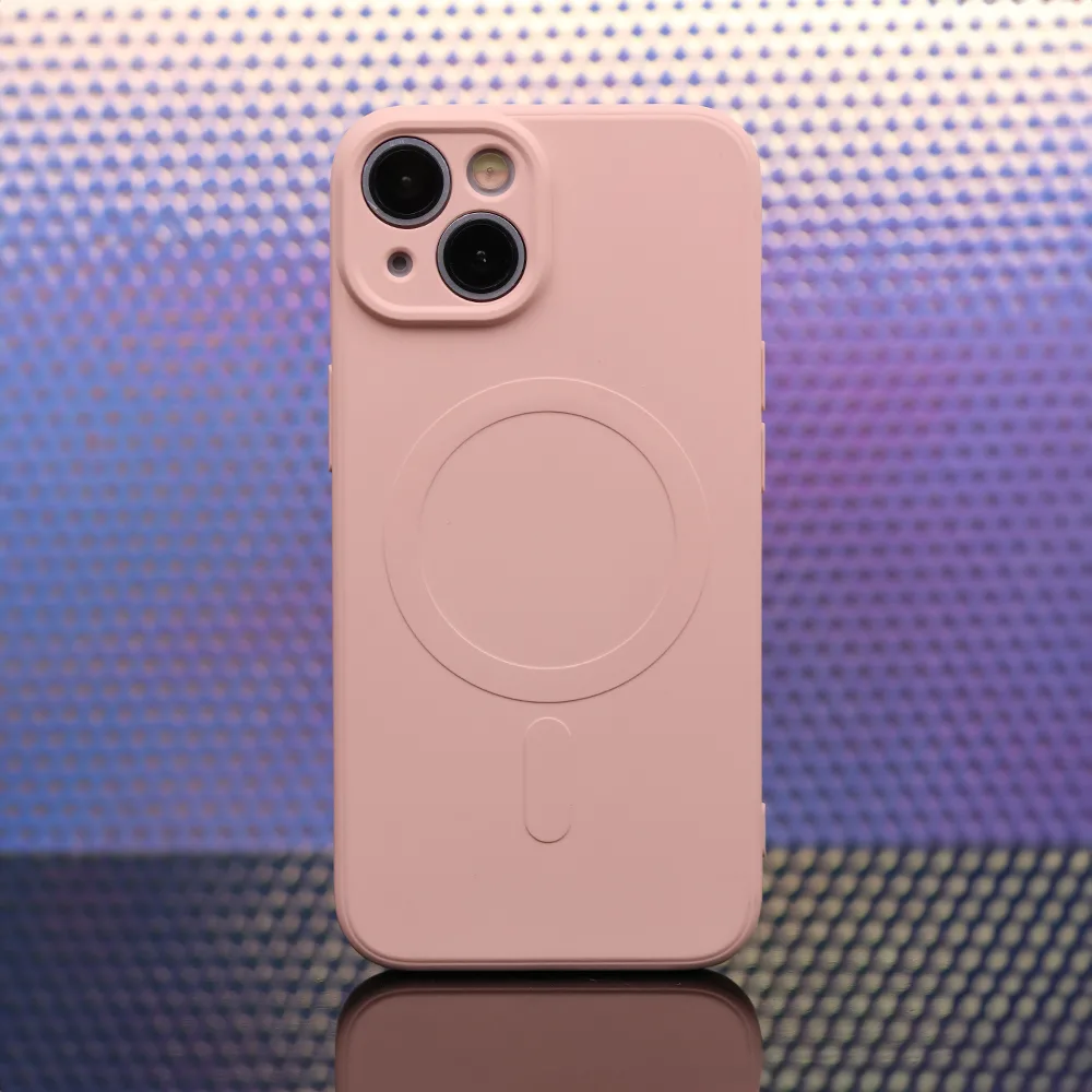 Simple Color Mag-fodral för iPhone 13 Pro Max 6,7″ rosa