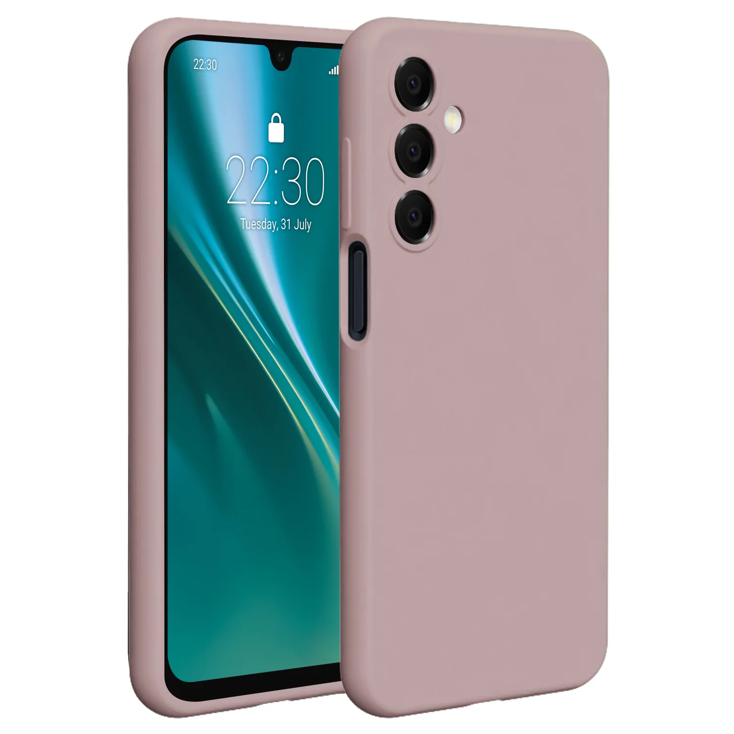 Etteri Silicone case for Samsung Galaxy A17 5G light pink