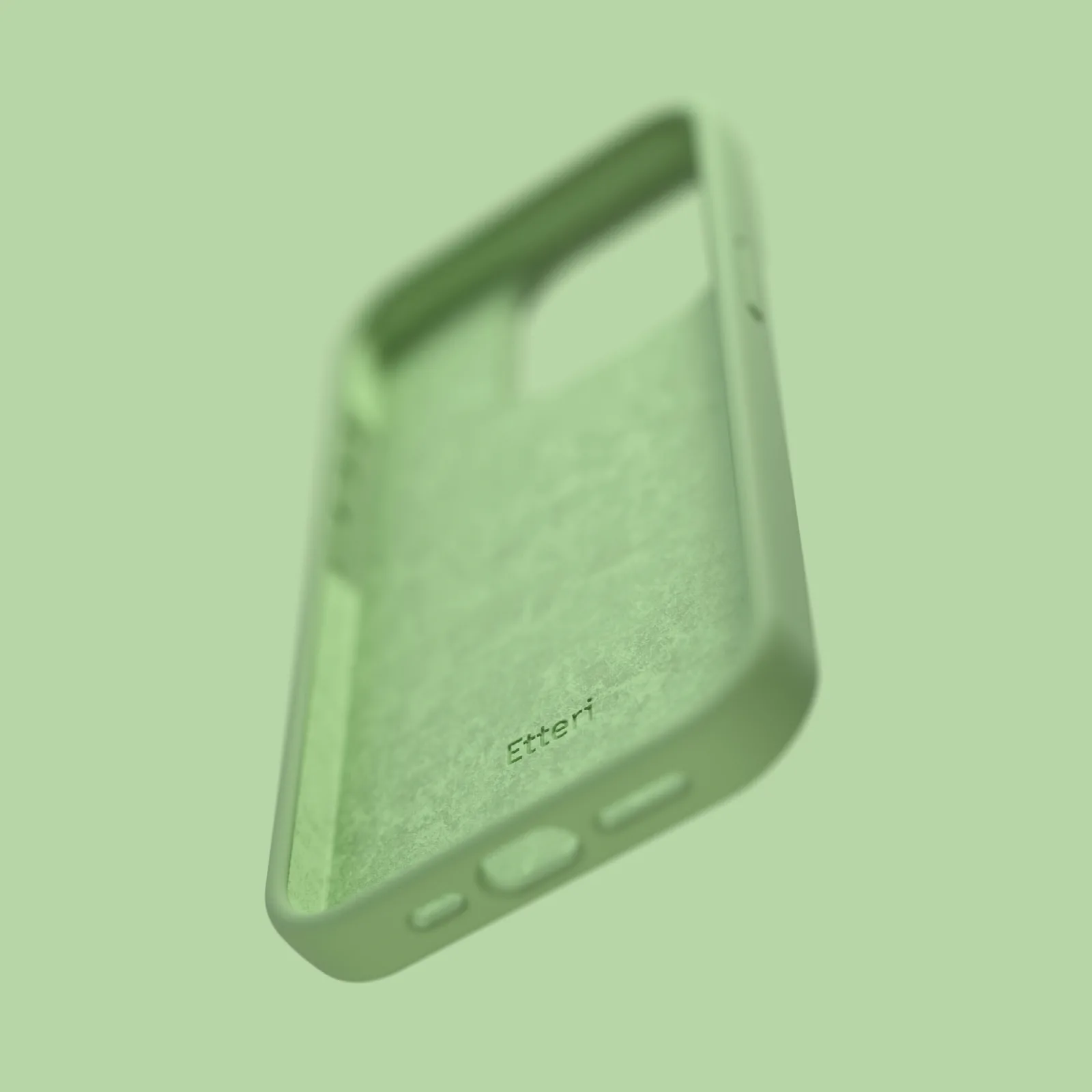 Etteri Silicone case för iPhone 14 6,1″ ljusgrön
