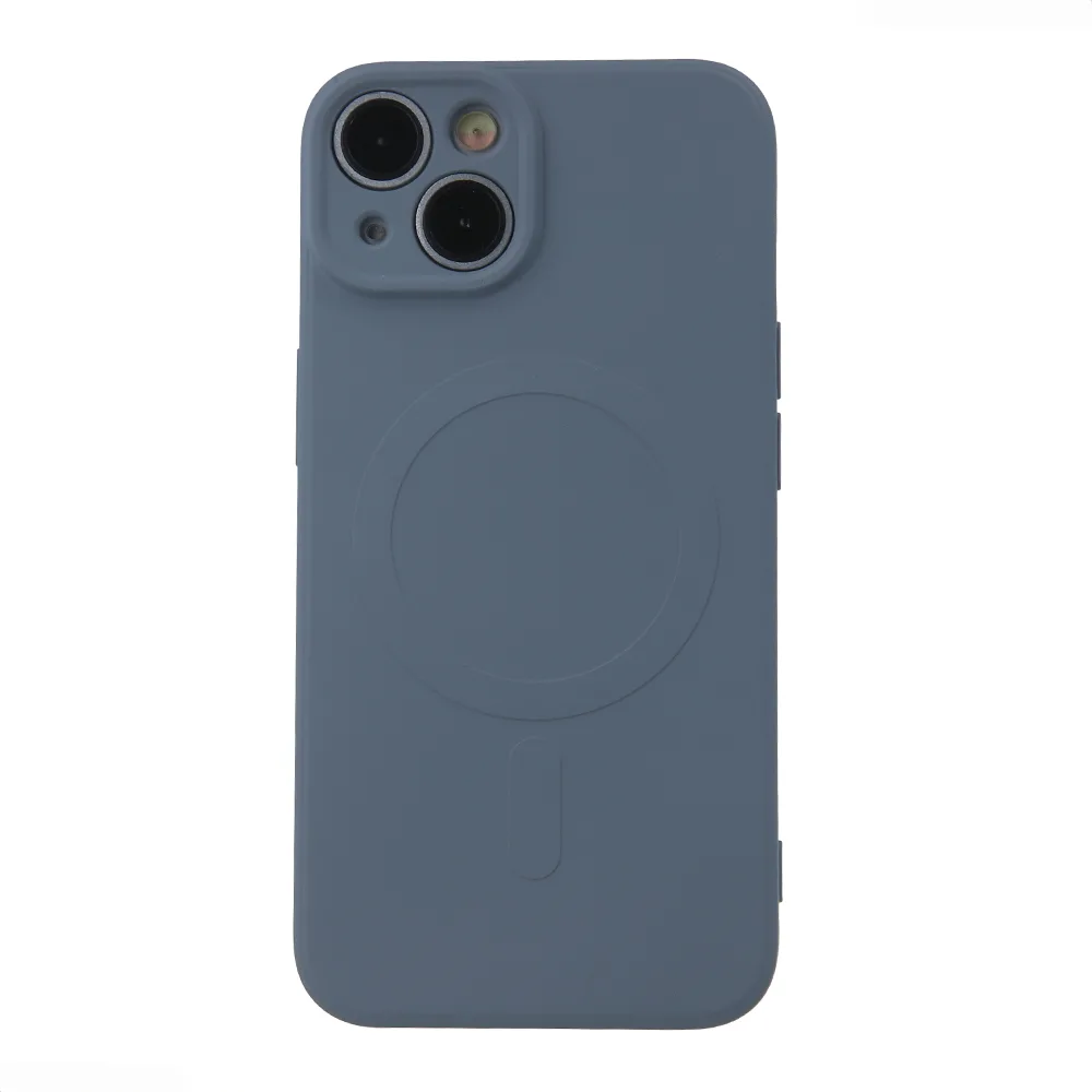 Simple Color Mag-fodral för iPhone 15 Pro Max 6,7″ ljusblått