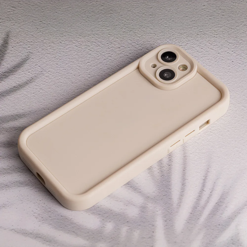 Rim TPU-fodral för Samsung Galaxy A06 4G i beige