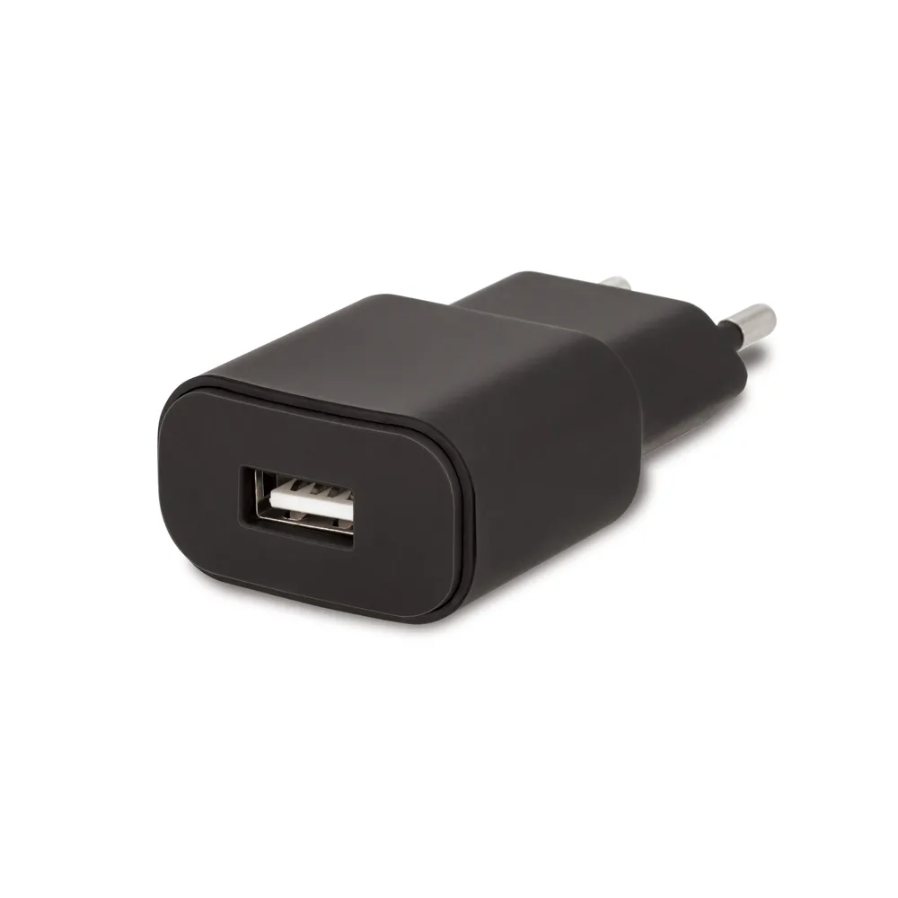 Forever TC-01 laddare 1x USB 2A svart + microUSB-kabel
