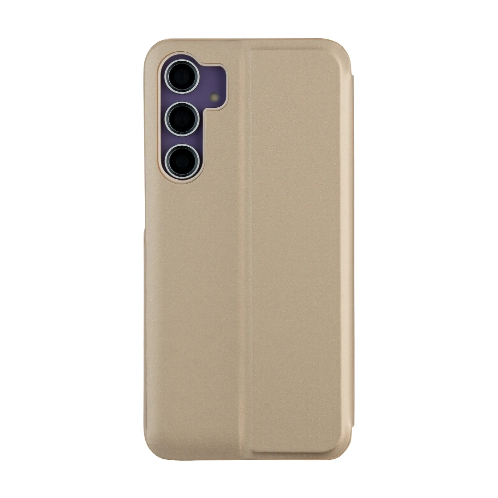Vikbar spegelview-fodral för Samsung Galaxy A14 4G / A14 5G i guld