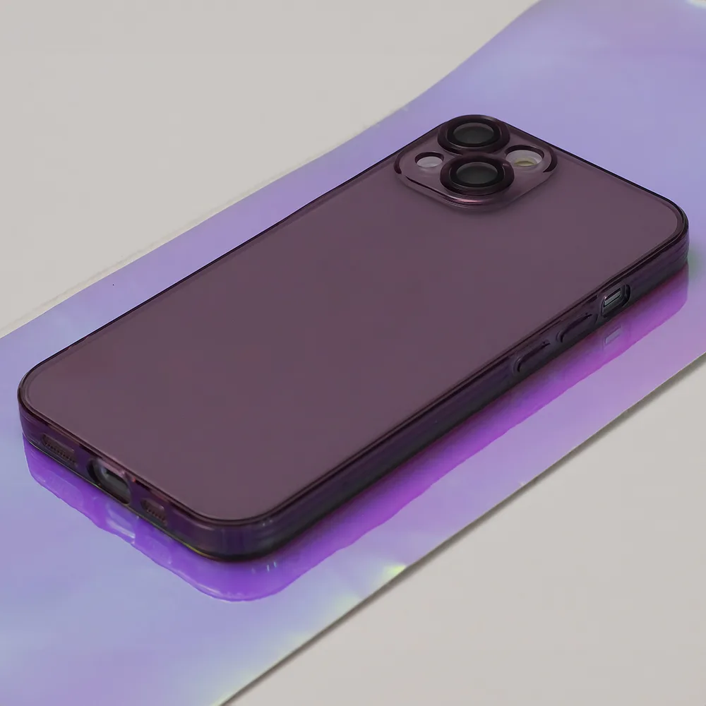 Slim Color fodral för modell Samsung Galaxy A25 5G (global) plommon