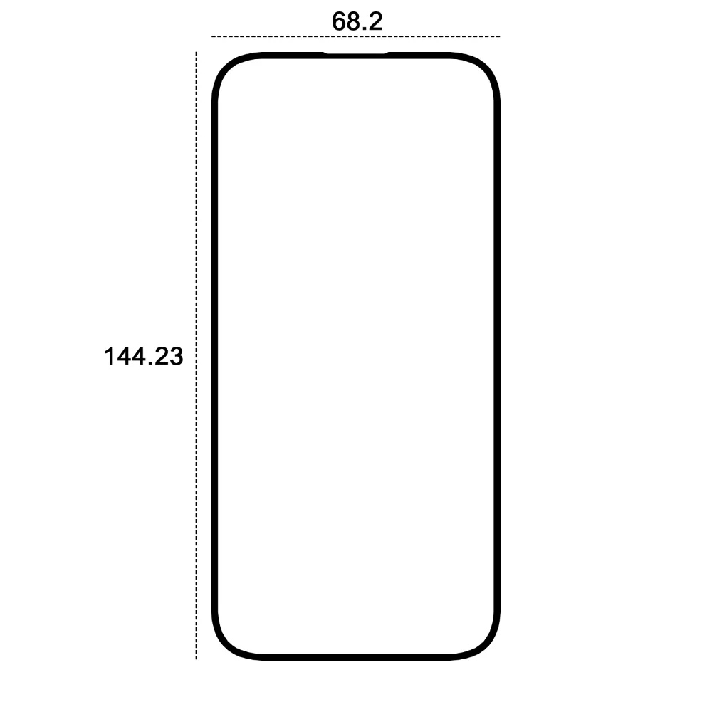 Etteri härdat glas 9D för iPhone 16 6,1 tum
