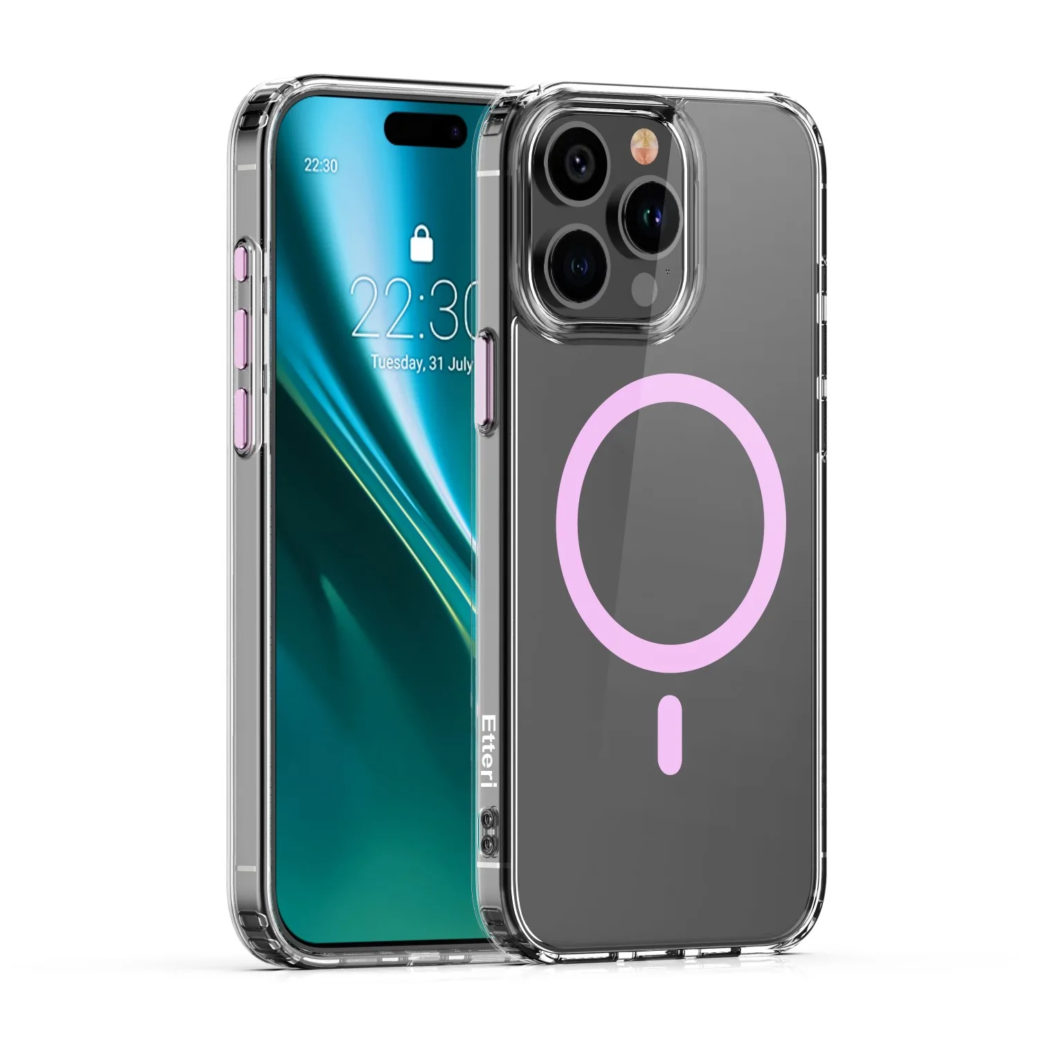 Etteri Color Mag case for iPhone 14 Pro 6,1″ pink