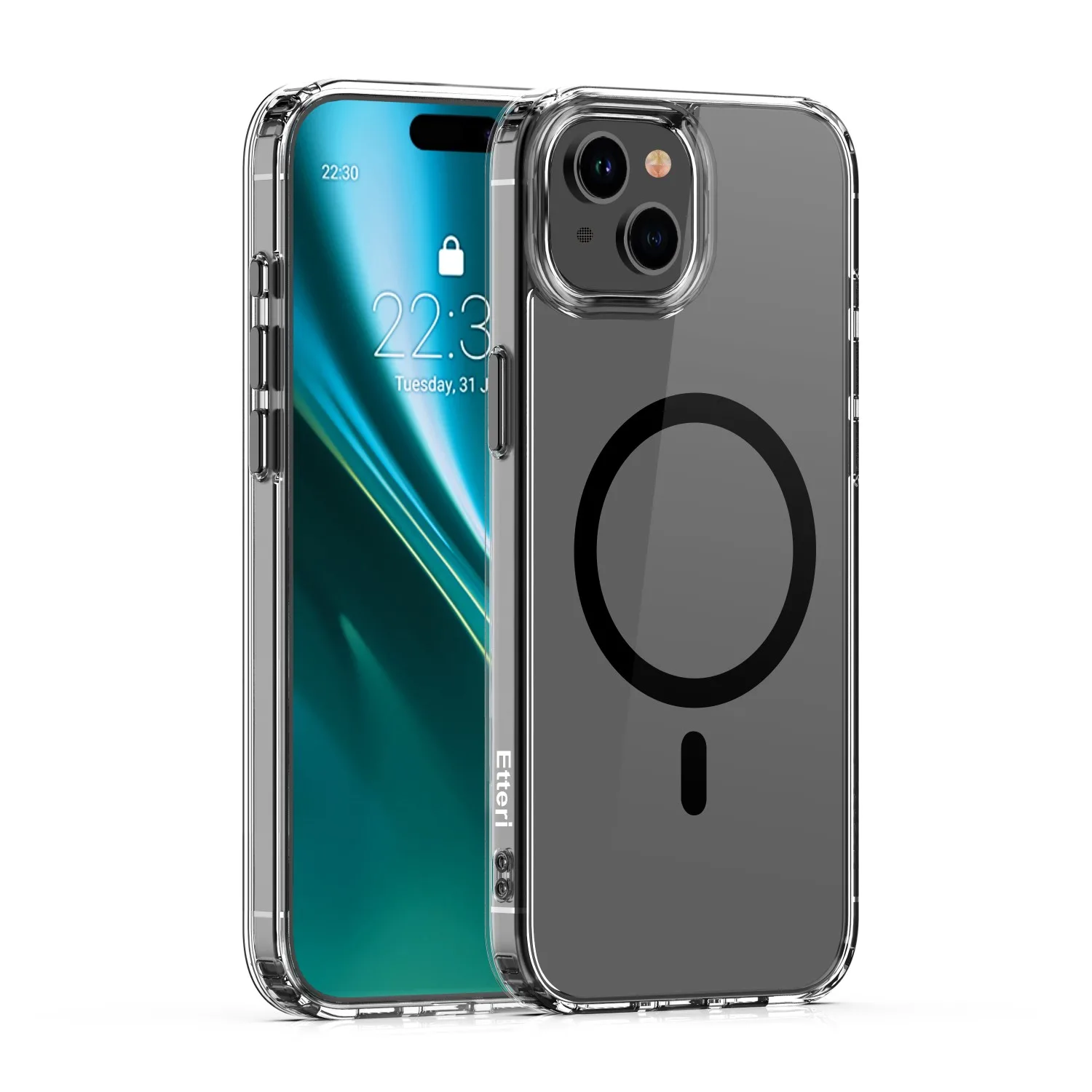 Etteri Color Mag case for iPhone 14 6,1″ black