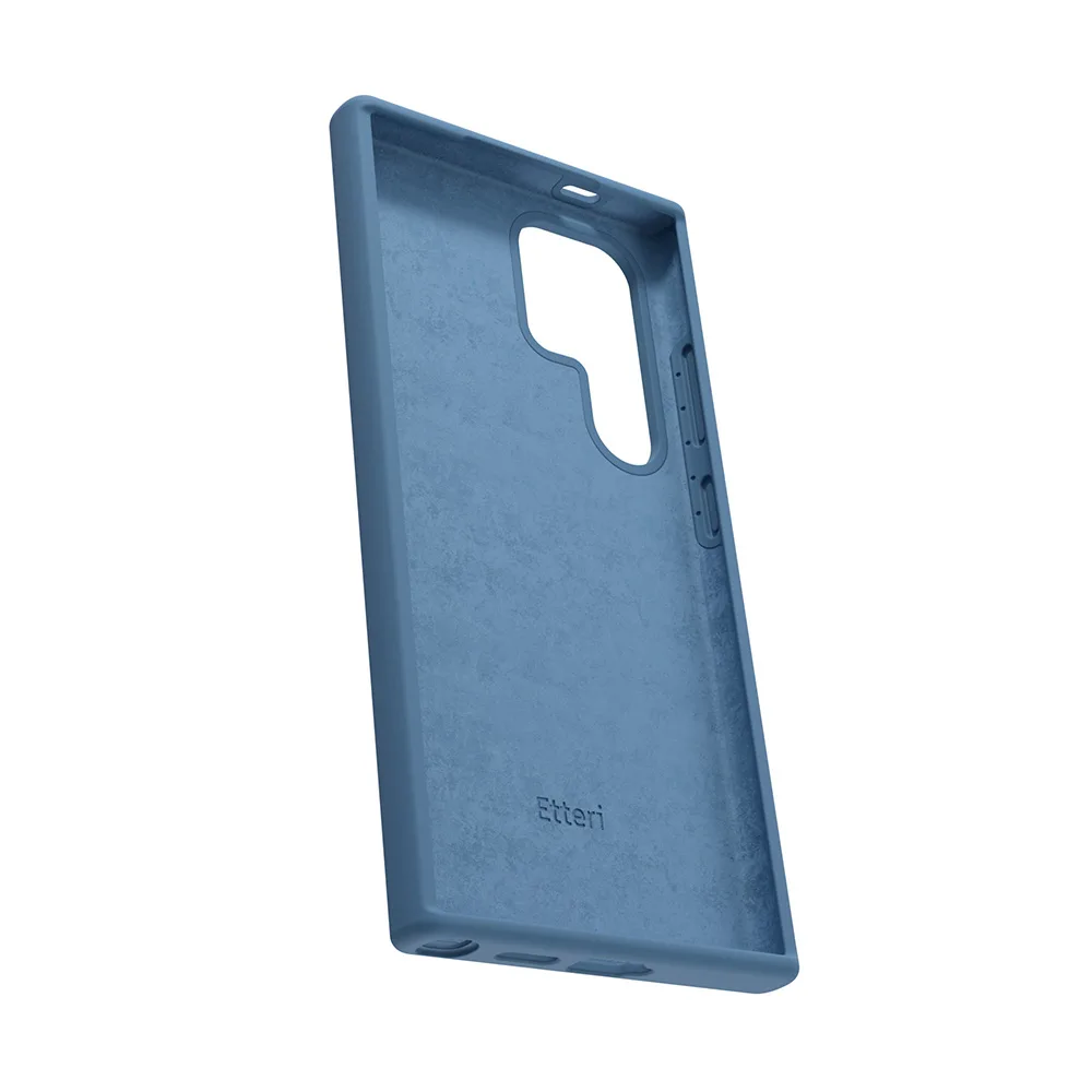 Etteri Silicone case for Samsung Galaxy S25 Ultra dark blue