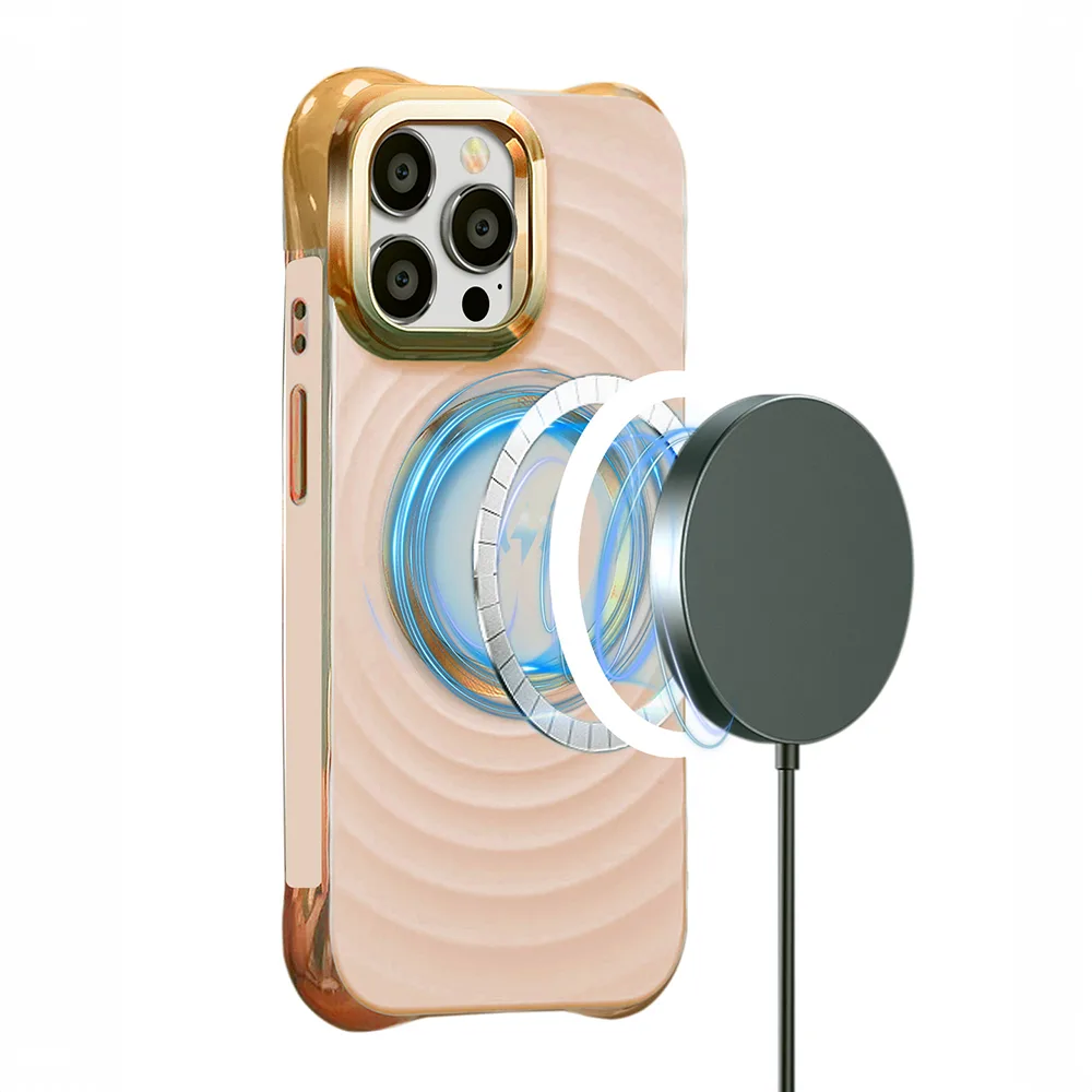 Circle Glam Mag-fodral för iPhone 13 Pro 6,1″ i rosa