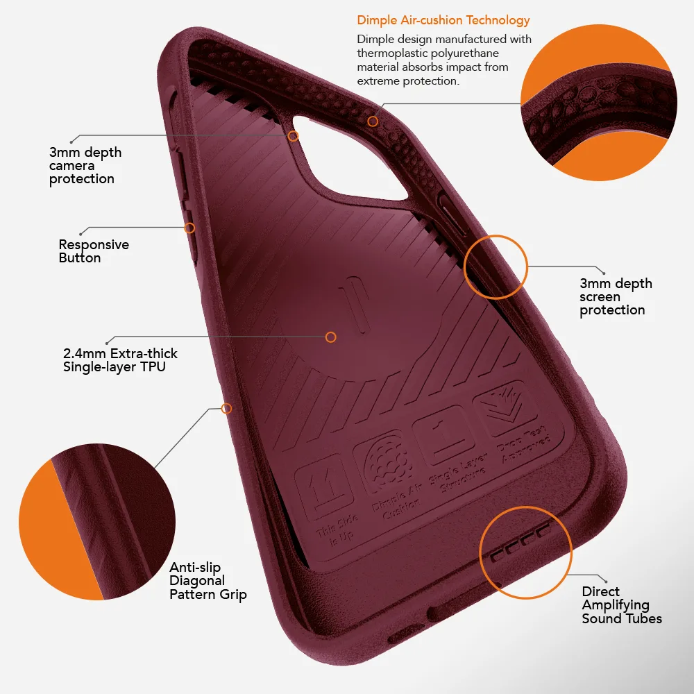 Ugly Rubber L-fodral för iPhone 15 Plus 6,7″ svart