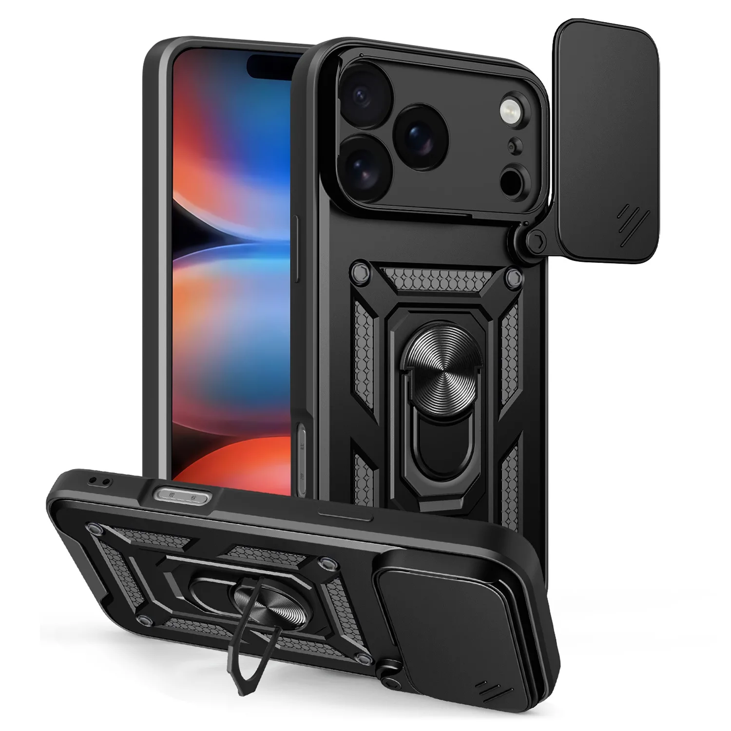 Defender Slide case for iPhone 17 Pro Max 6,9" black