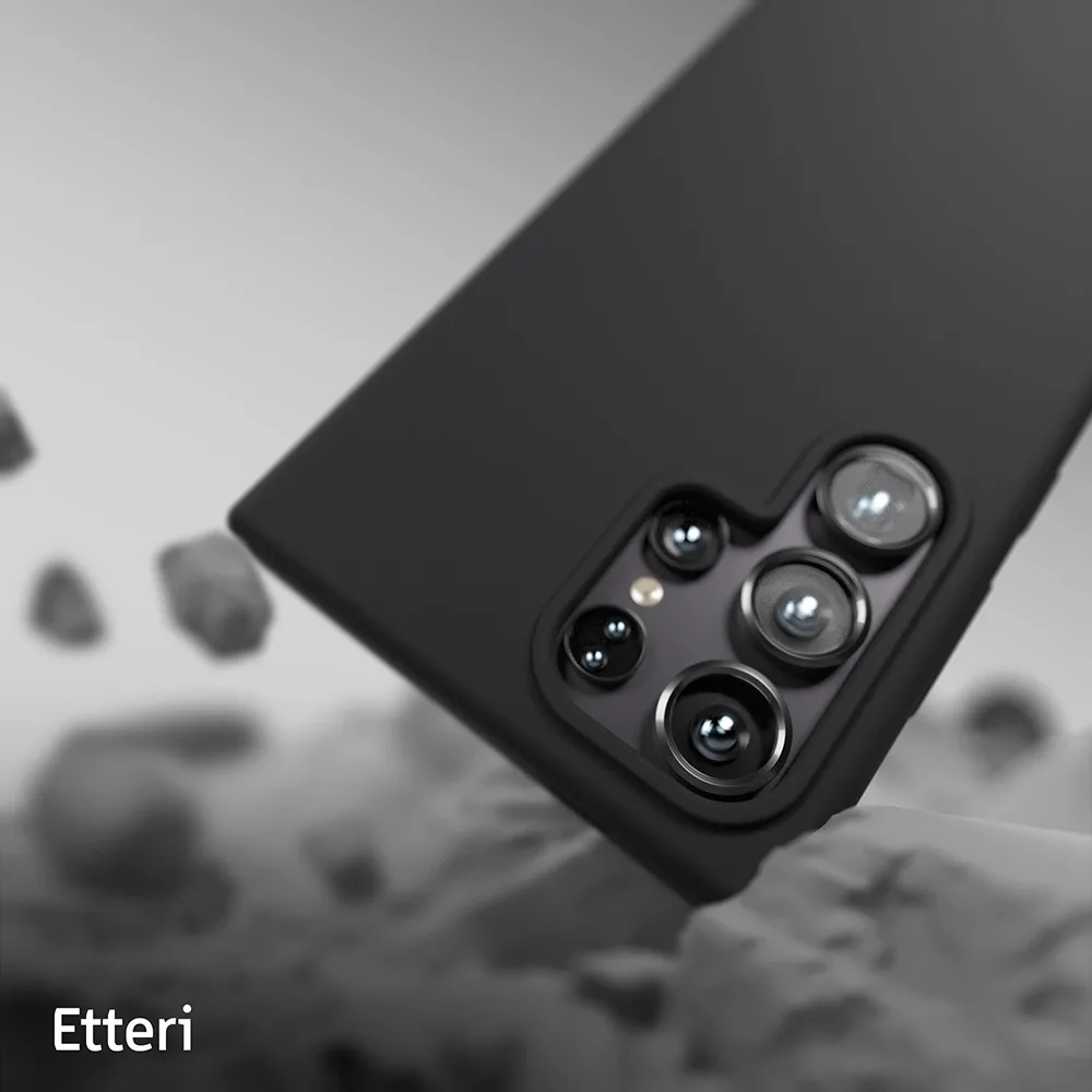 Etteri Silikonskal för Samsung Galaxy S24 Ultra svart