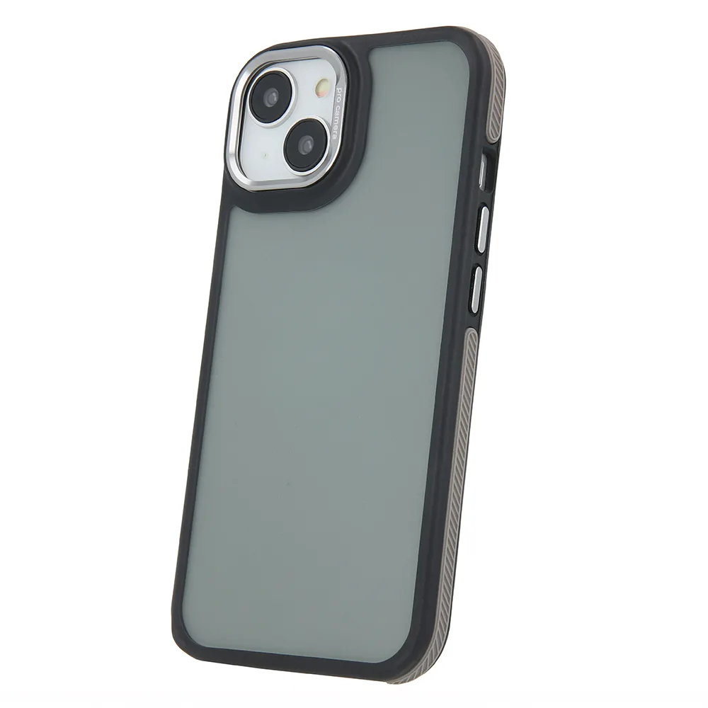 Kristallsvart fodral för iPhone 16 Plus 6,7″ grå