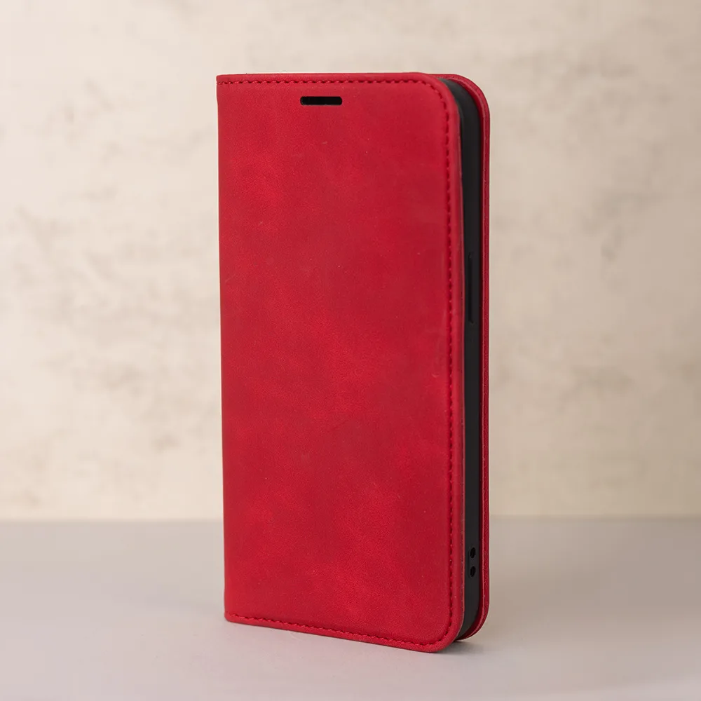 Smart Suede case for iPhone 17 Air 6,6″ red