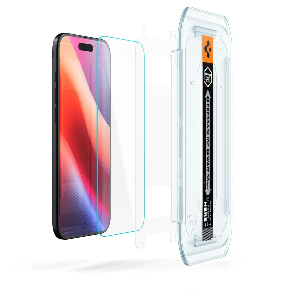 Spigen tempered glass Glas.Tr ”Ez Fit” 2-Pack for iPhone 17 Air Clear