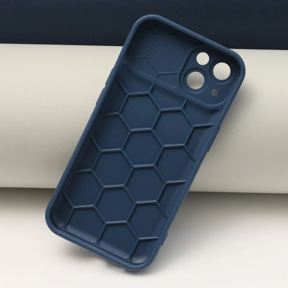 Honeycomb-fodral för Xiaomi Redmi 12c / Redmi 11a mörkblå