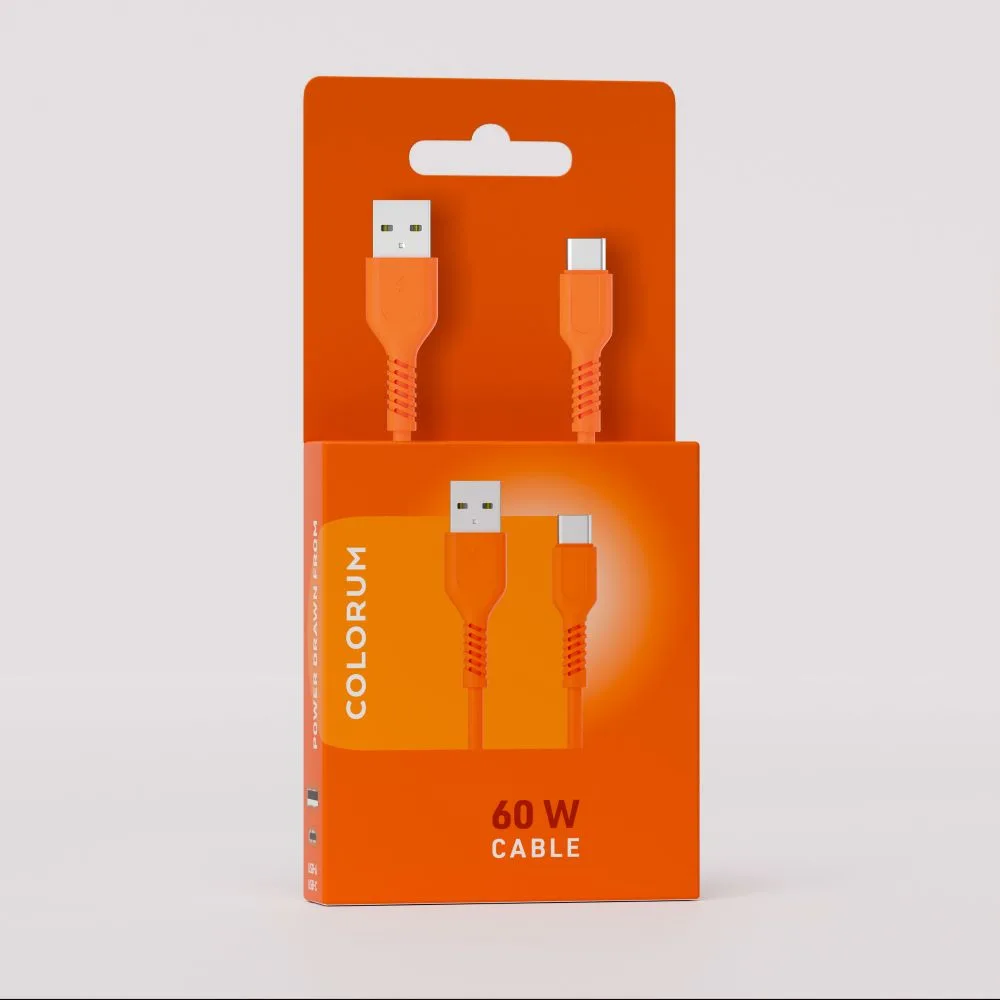 COLORUM sladd USB-A – USB-C 1,8 m 3A CK60-AC-10 xOrange