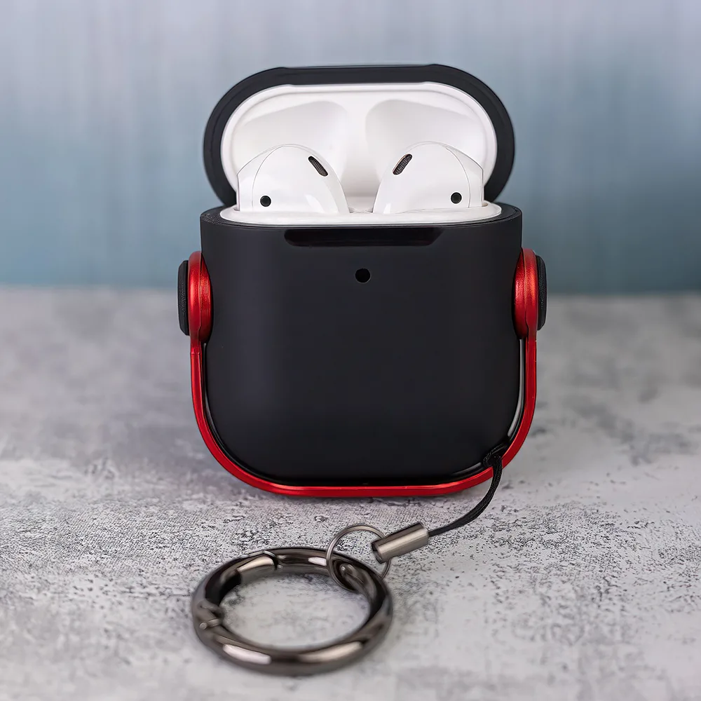 Fodral till Airpods / Airpods 2 Hörlurar röd