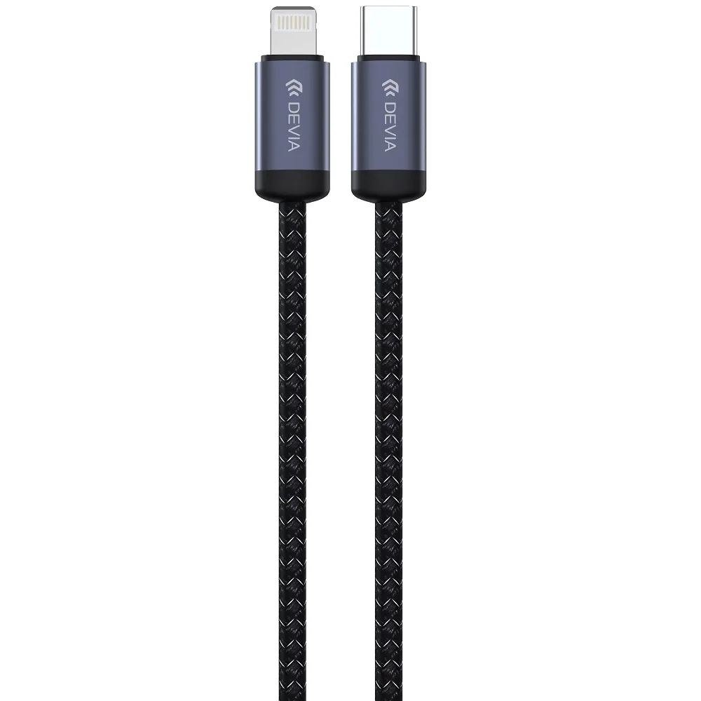 Devia cable Gracious EC645 PD USB-C – Lightning 1,0 m 27W 3A black