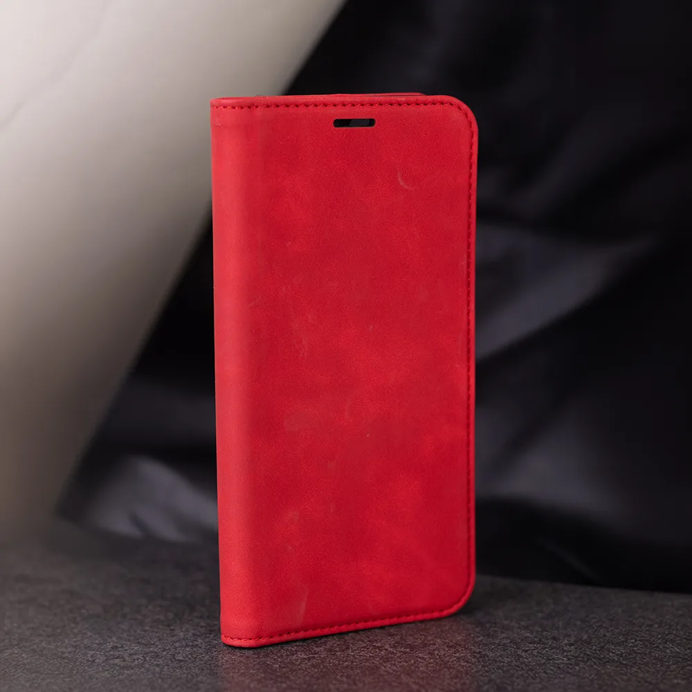 Smart Suede case for iPhone 17 Air 6,6″ red