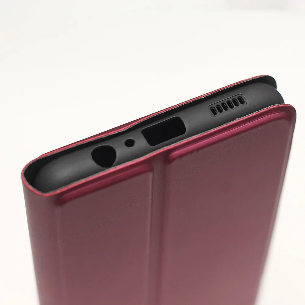 Smart mjuk fodral för iPhone 16e i bordeauxröd