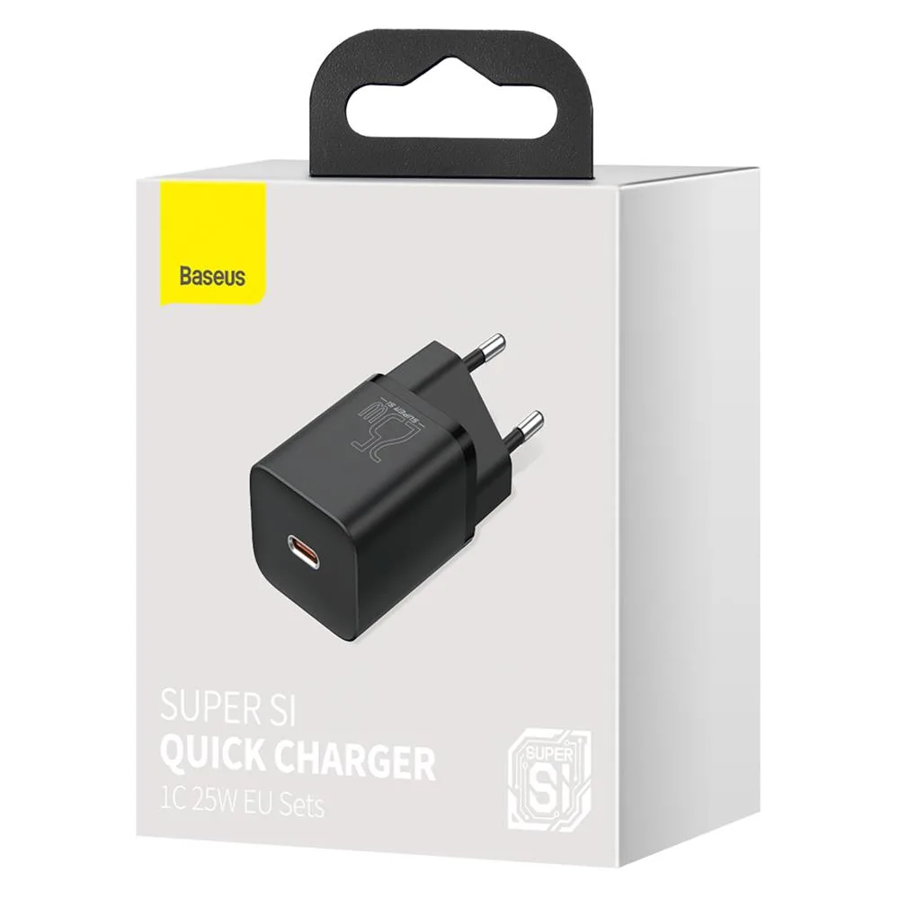 Baseus väggladdare Super Si PD 25W 1x USB-C svart