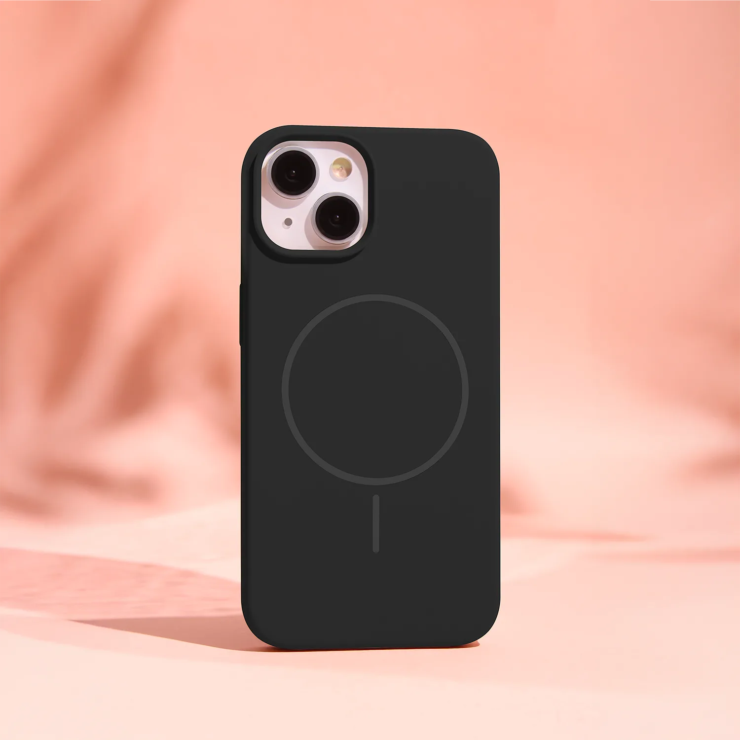 Silicone Thin Mag case for iPhone 12 / 12 Pro 6,1″ black