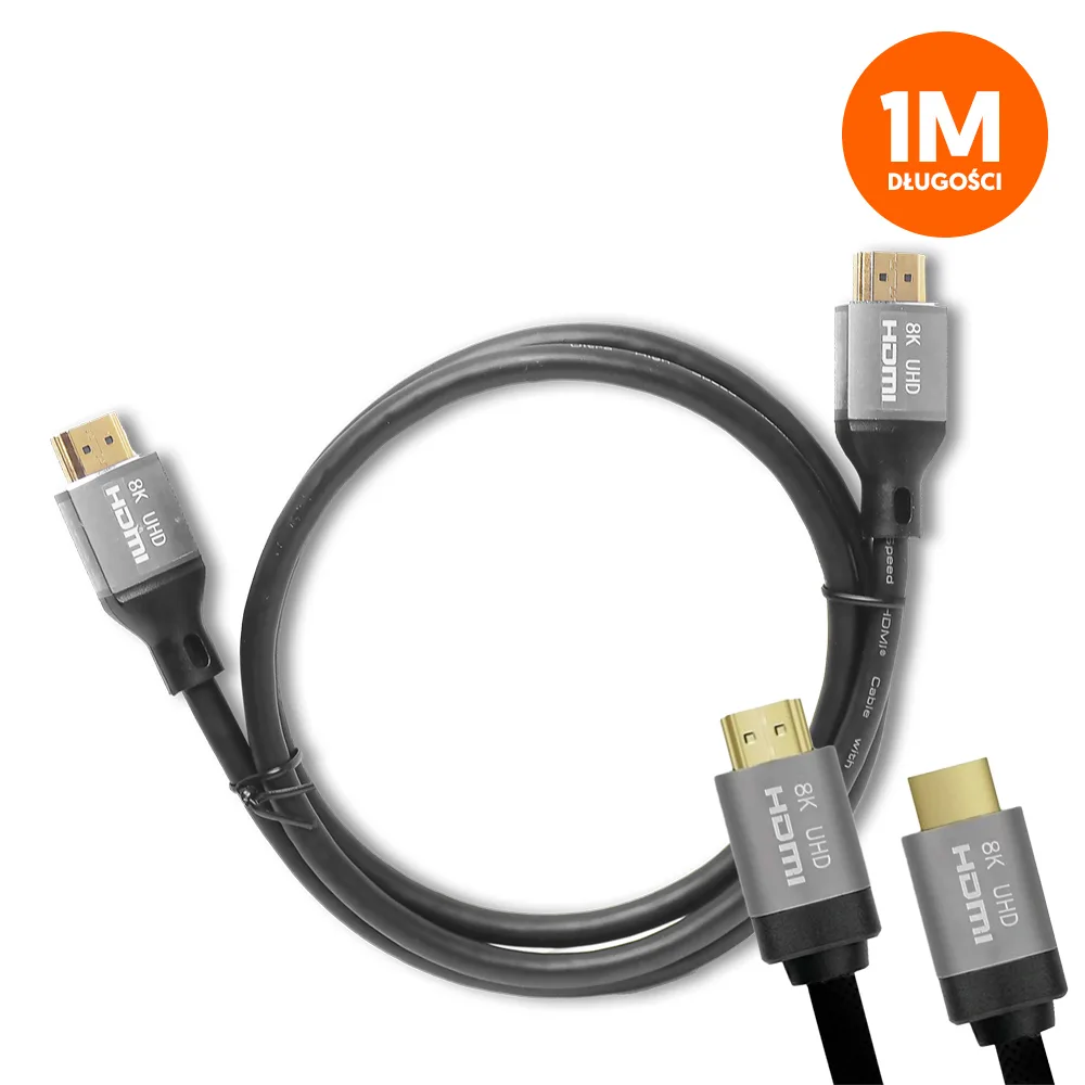 HDMI-HDMI-kabel (.1 | 8K | 1 m) svart