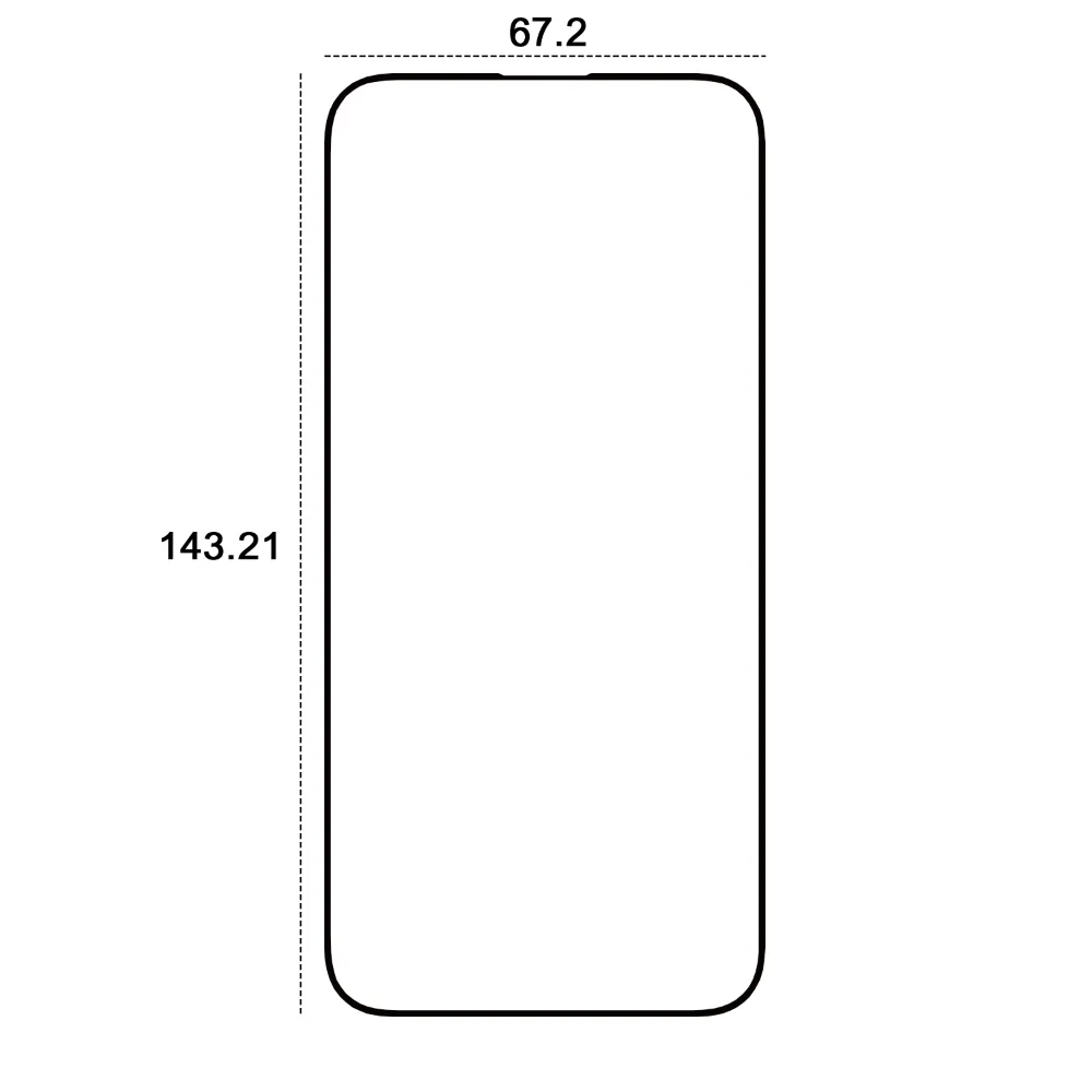 Etteri härdat glas 9D för iPhone 15 Pro 6,1 tum