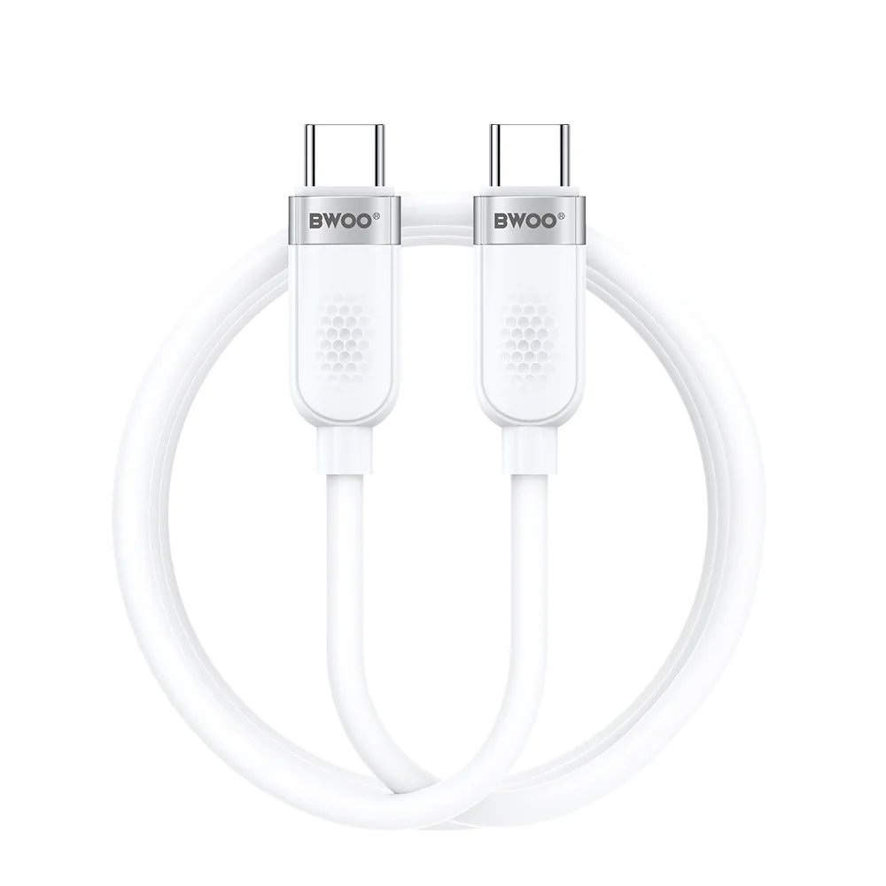 BWOO 65W cable USB-C – USB-C 1m white