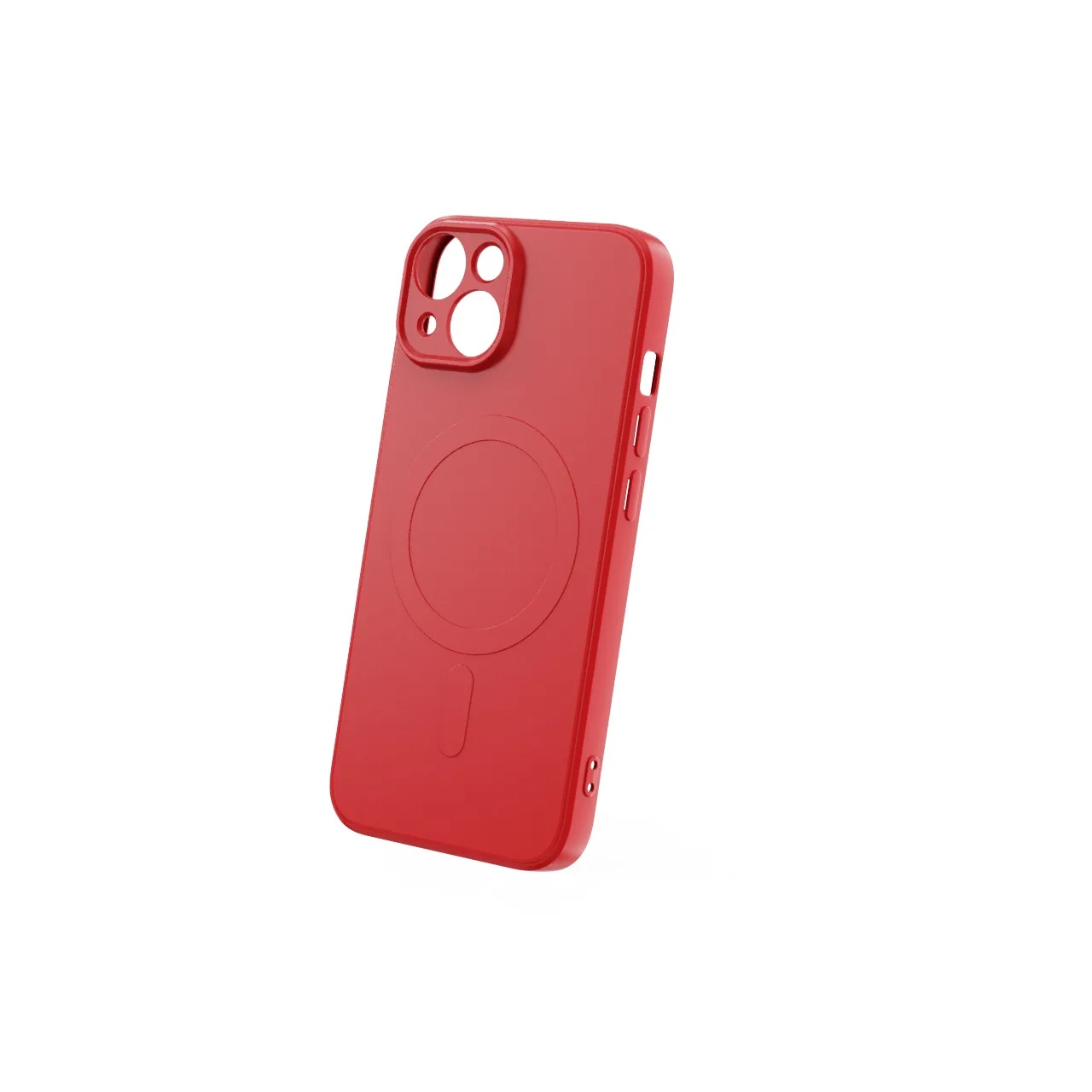 Enkel Color Mag-fodral för iPhone 14 6,1″ i röd