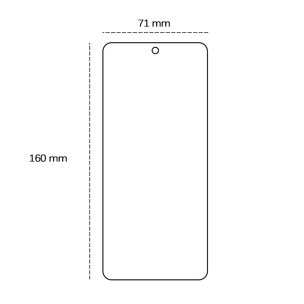 Tempered glass 2,5D for Xiaomi Redmi 12 4G