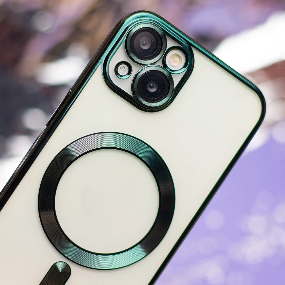Color Chrome Mag case for iPhone 17 Pro Max 6,9″ green