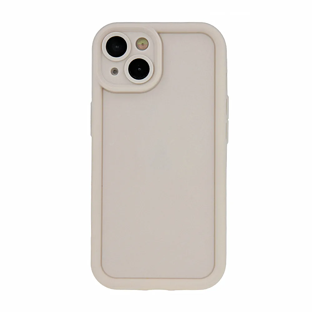 Rim TPU-fodral för Samsung Galaxy A06 4G i beige