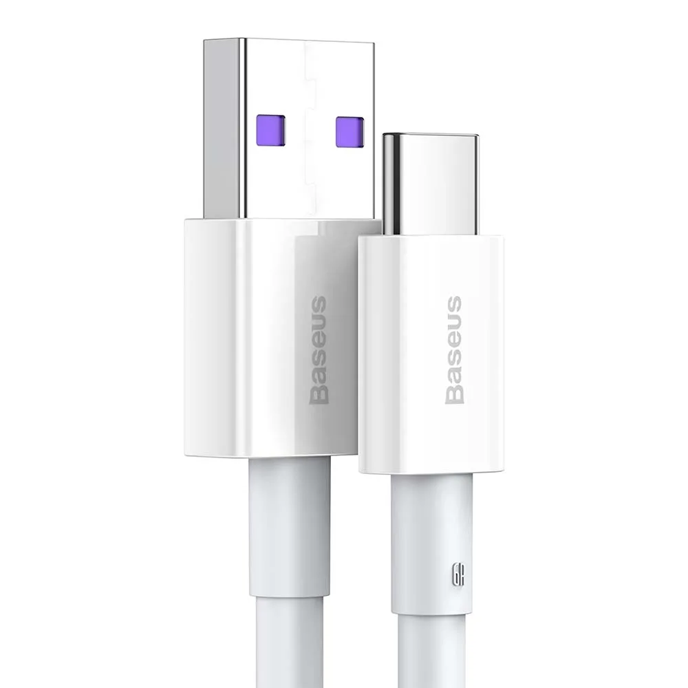 Baseus cable Superior USB – USB-C 2,0 m white 66W