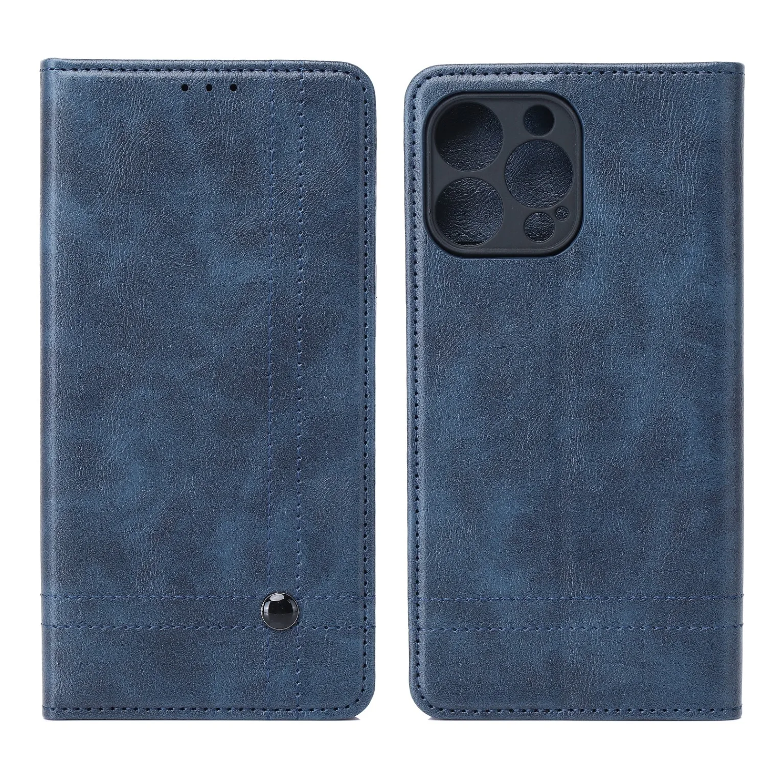 Smart Seam-fodral för Samsung Galaxy A35 5G marinblå