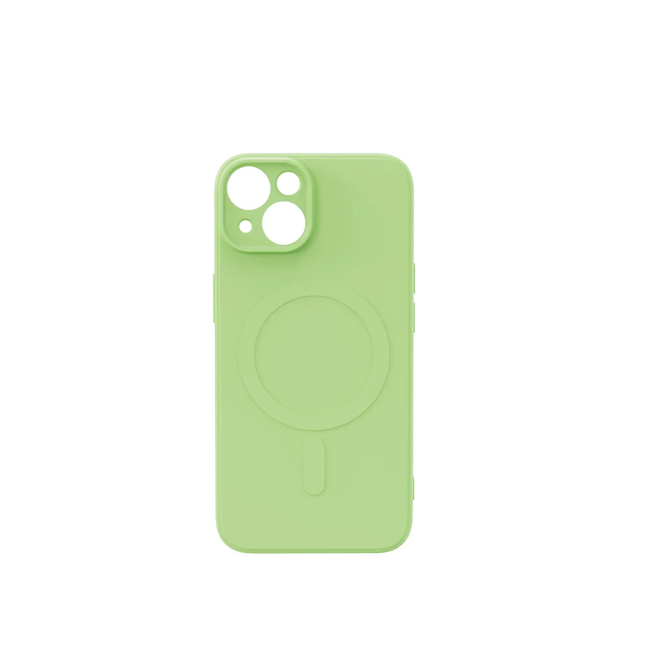 Enkelt Color Mag-fodral för iPhone 16 6,1″ i ljusgrönt