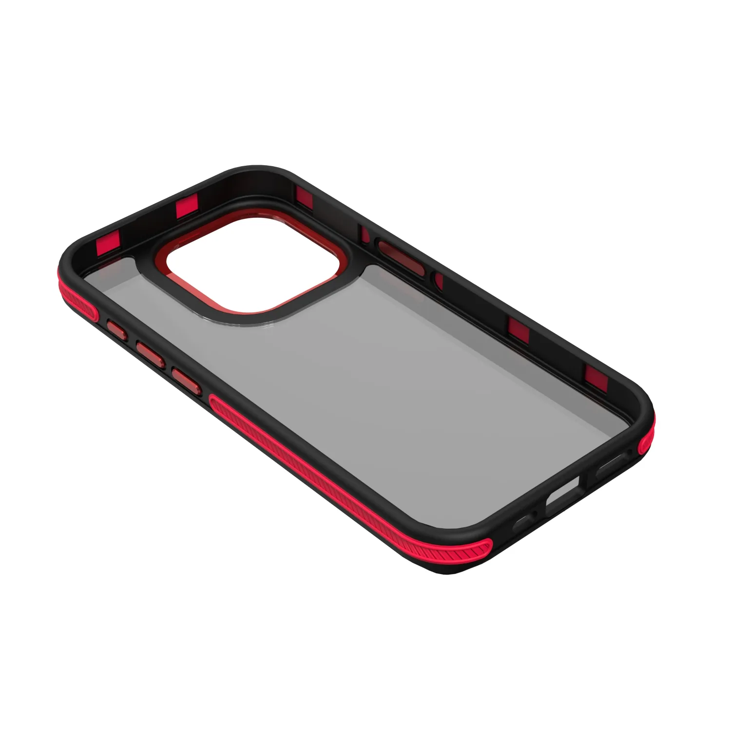 Crystal Black case for Xiaomi Redmi Note 14 5G (Global) red