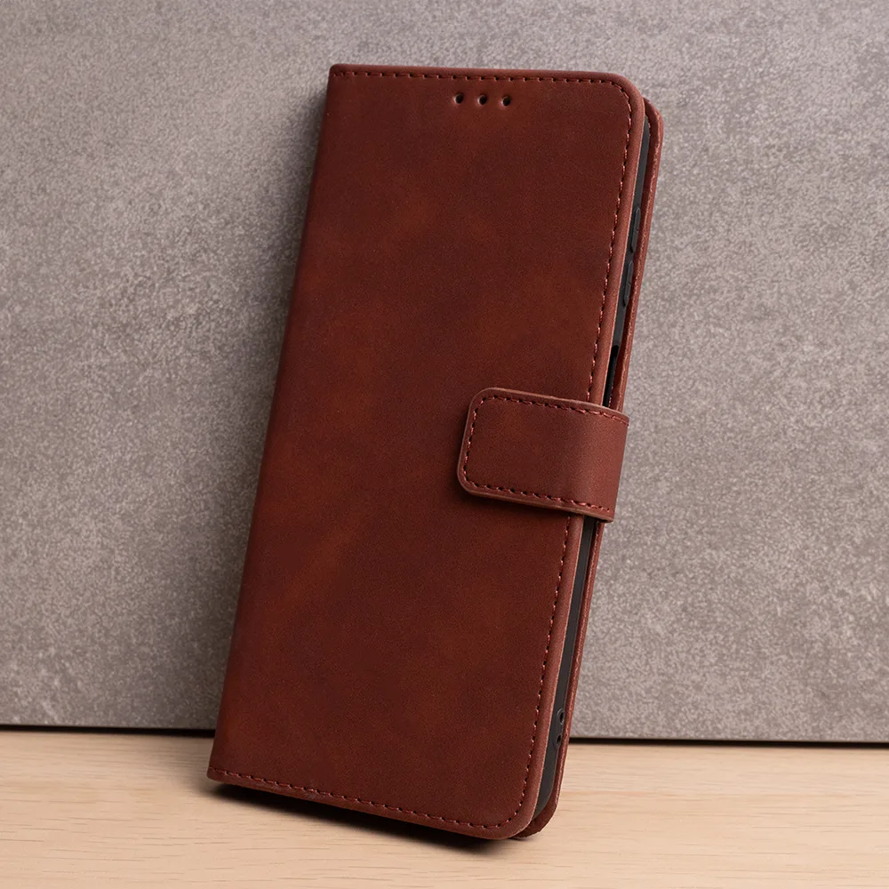 Smart Velvet-fodral till Xiaomi Redmi Note 13 5G (global) brun