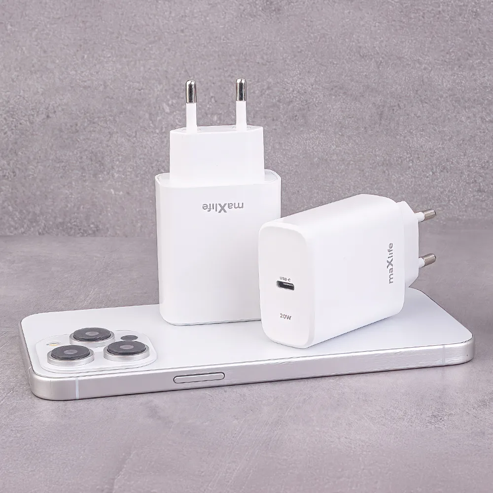 Maxlife MXTC-10-20C PD QC-laddare 1x USB-C 20W vit