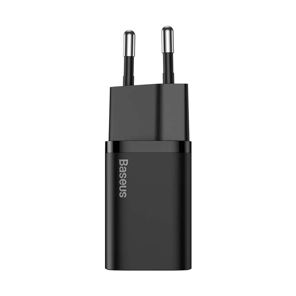 Baseus wall charger Super Si PD 25W 1x USBC black + USB-C – USB-C cable