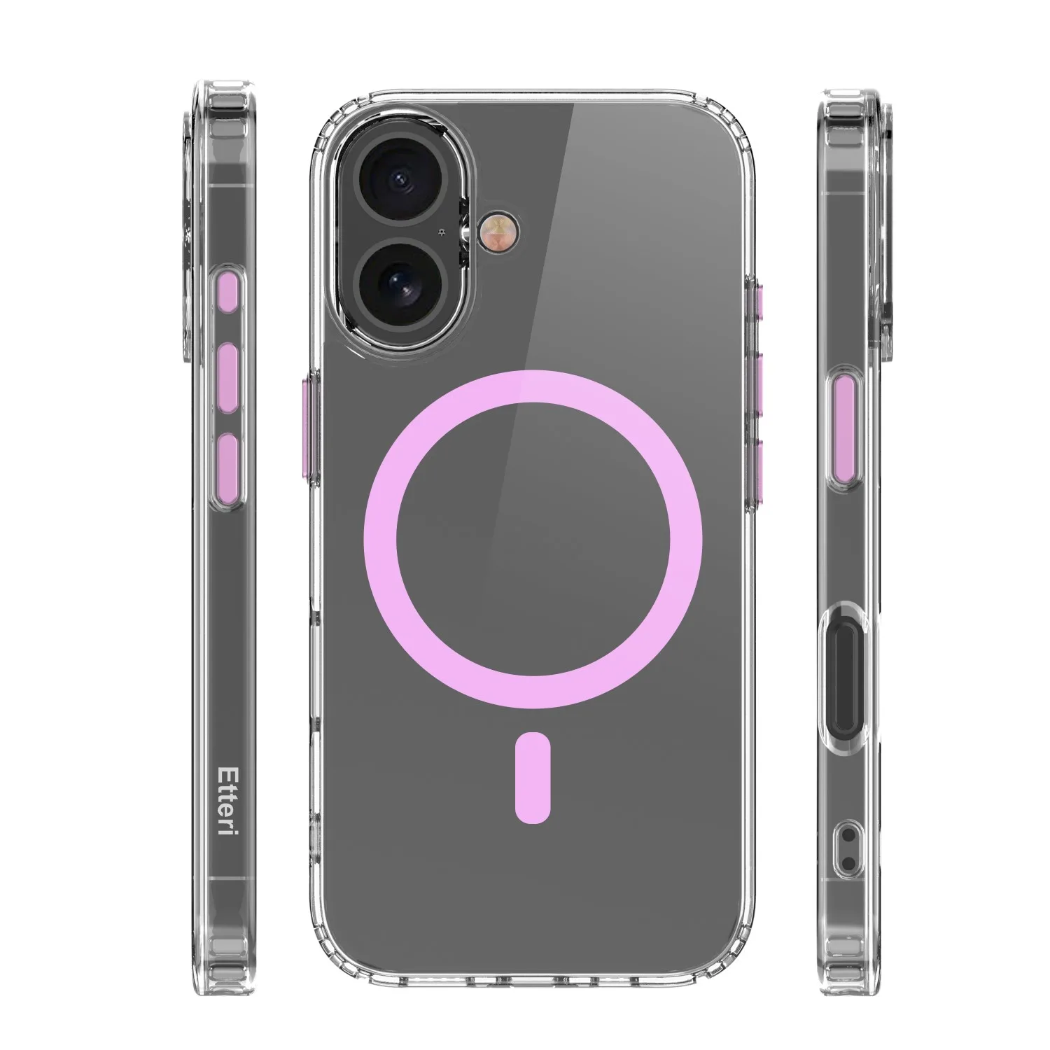 Etteri Color Mag-fodral för iPhone 16 Plus 6,7″ i rosa