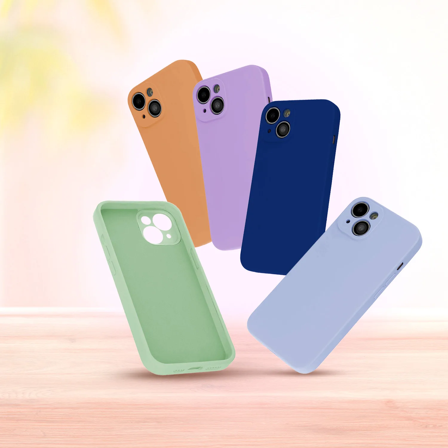 Silicon case for iPhone 17 6,3″ baby blue