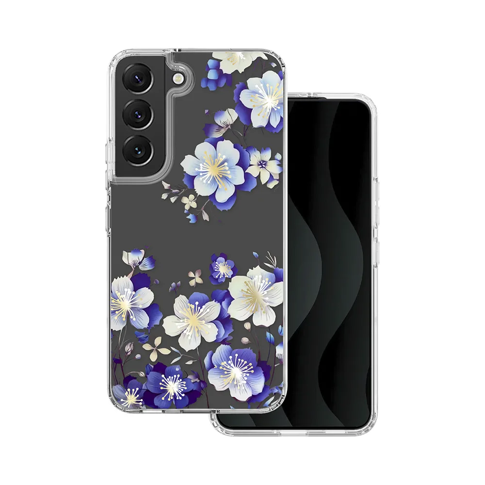 IMD-tryckt ska för Samsung Galaxy S22 med blommönster